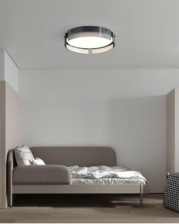 stripe brass ceiling lamp