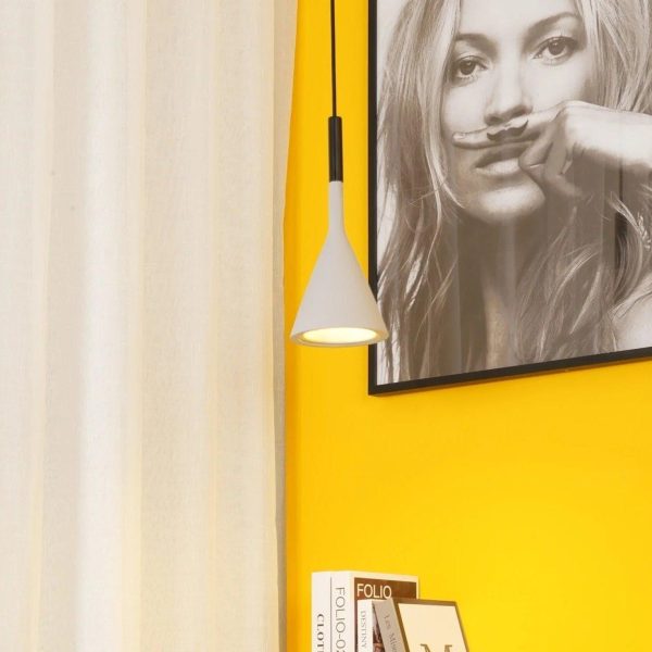 tapered concrete pendant light