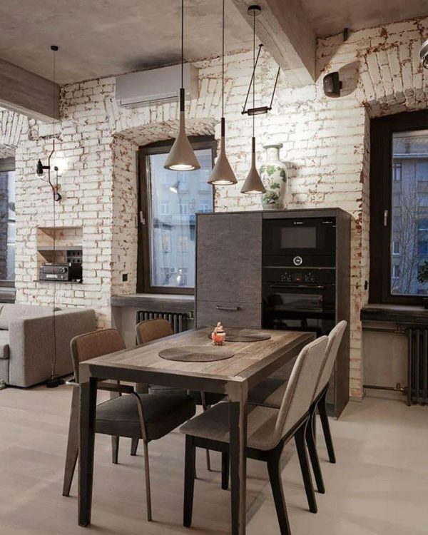 tapered concrete pendant light