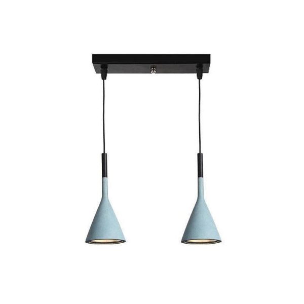 tapered concrete pendant light