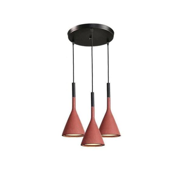 tapered concrete pendant light