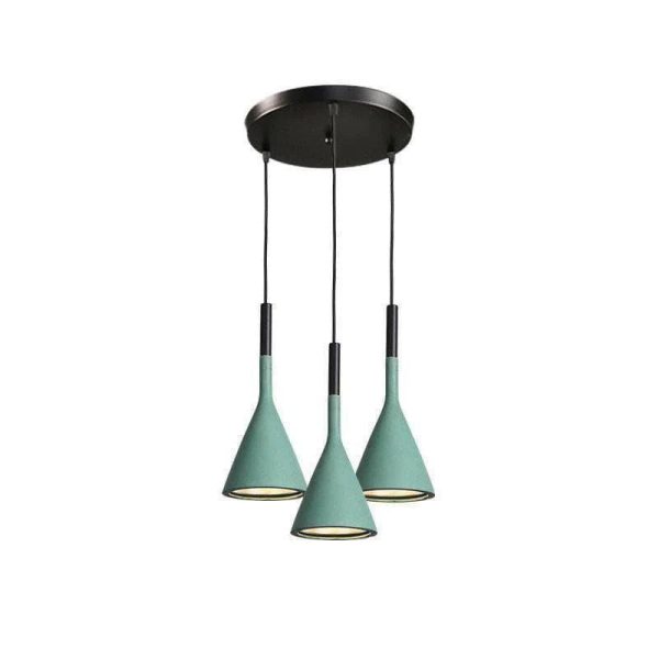 tapered concrete pendant light
