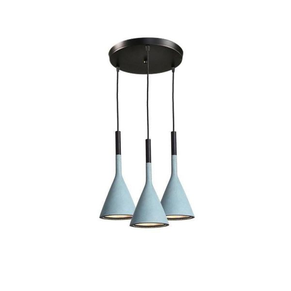 tapered concrete pendant light