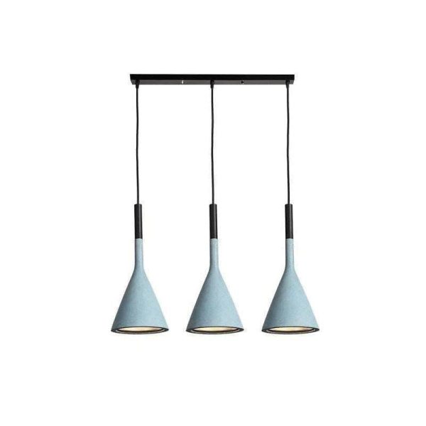 tapered concrete pendant light