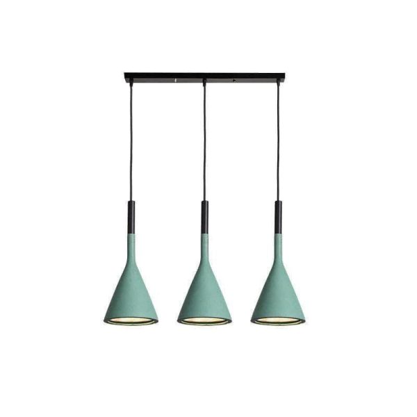 tapered concrete pendant light
