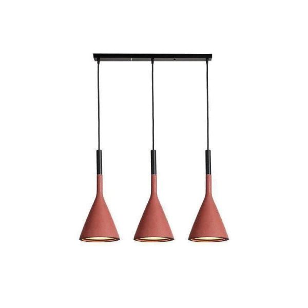 tapered concrete pendant light