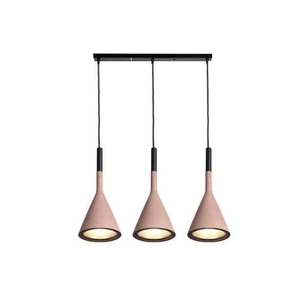 tapered concrete pendant light