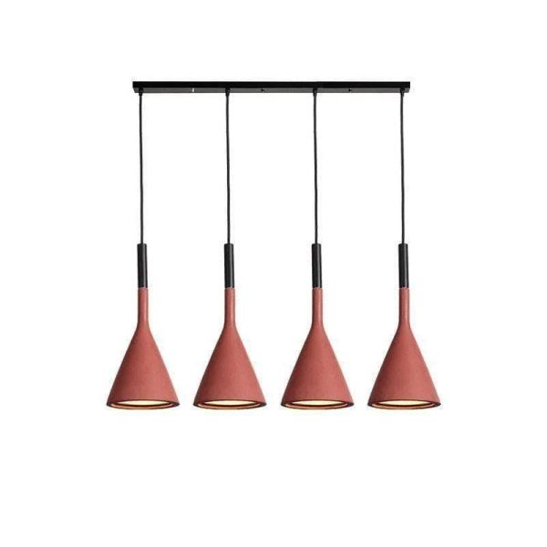 tapered concrete pendant light