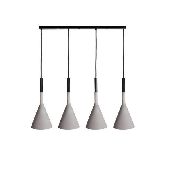 tapered concrete pendant light