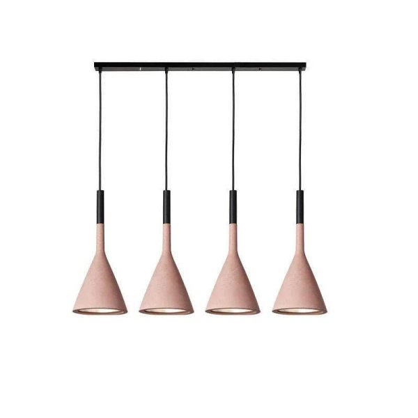tapered concrete pendant light