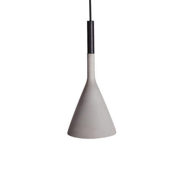tapered concrete pendant light