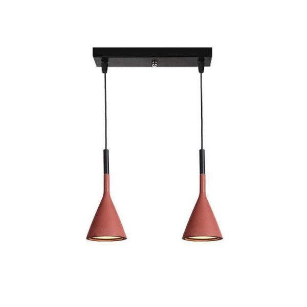 tapered concrete pendant light