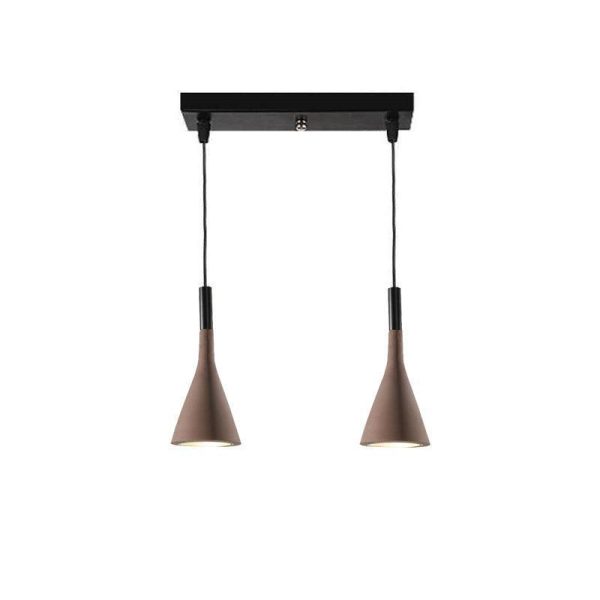 tapered concrete pendant light