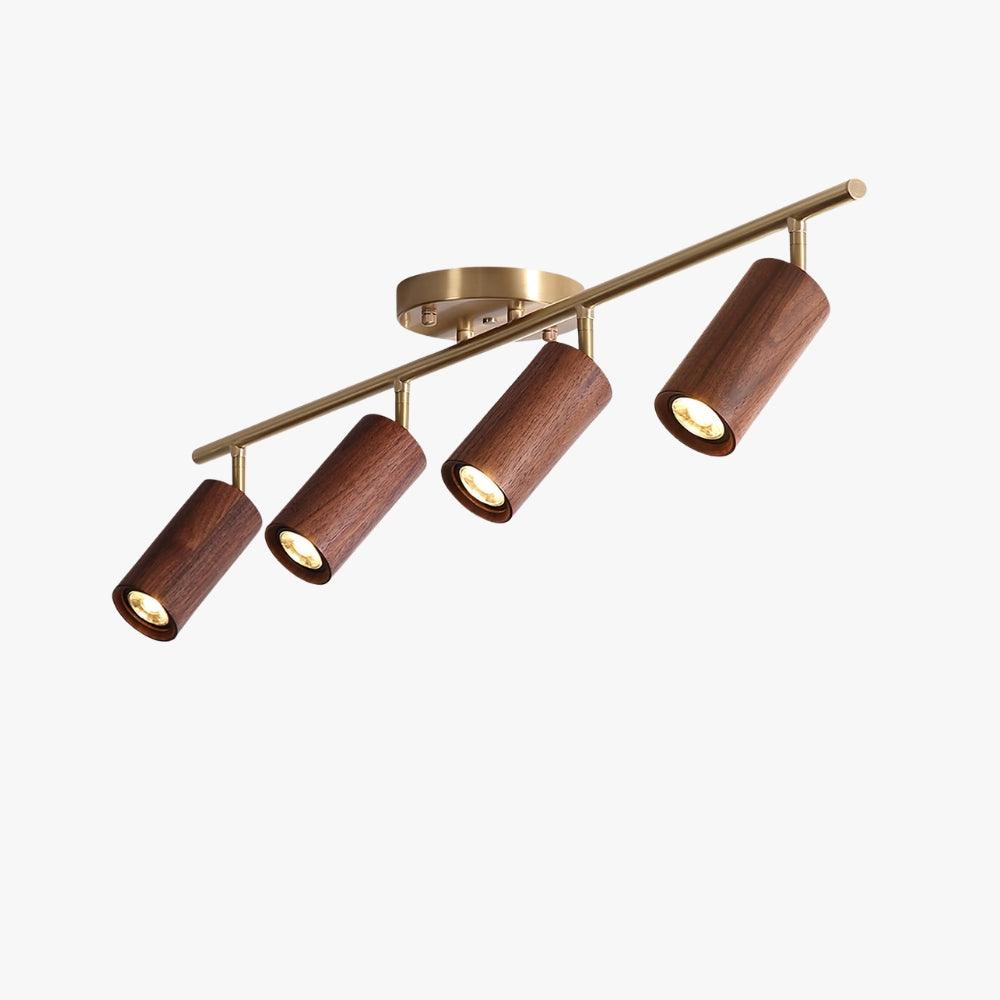 thio wooden track lighting