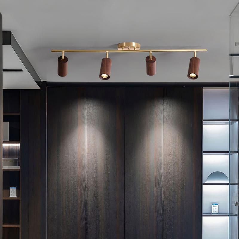 thio wooden track lighting