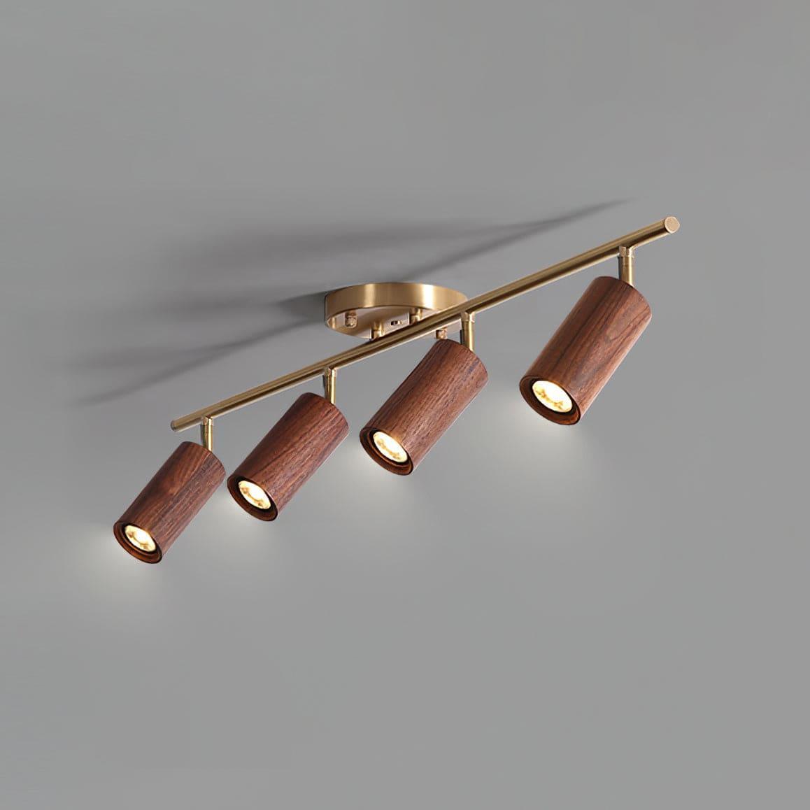 thio wooden track lighting