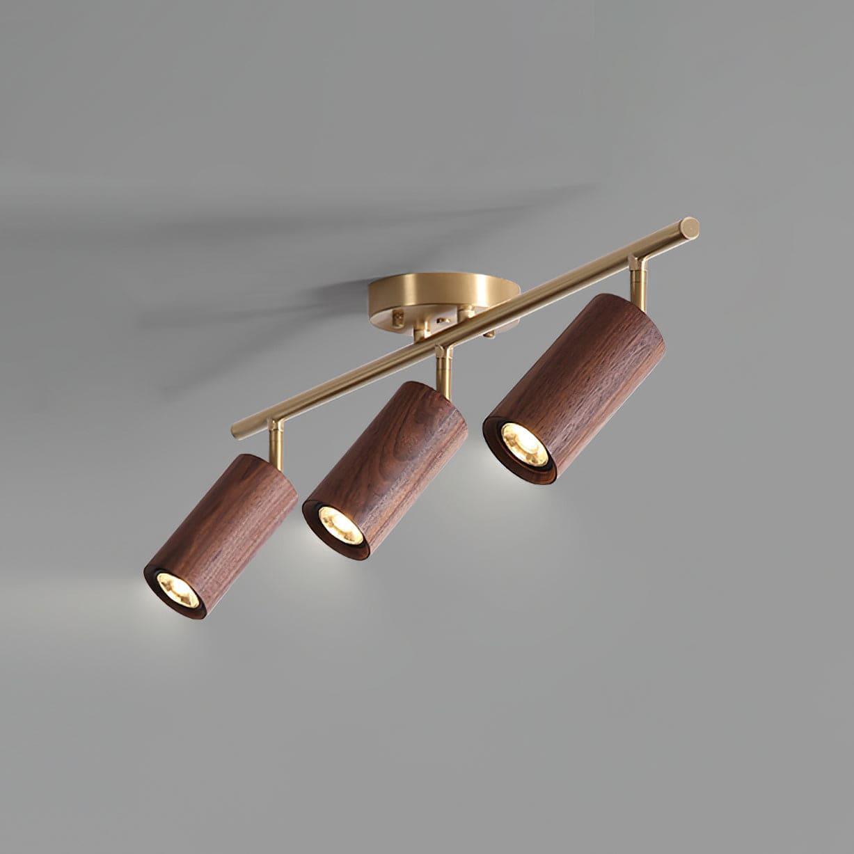 thio wooden track lighting