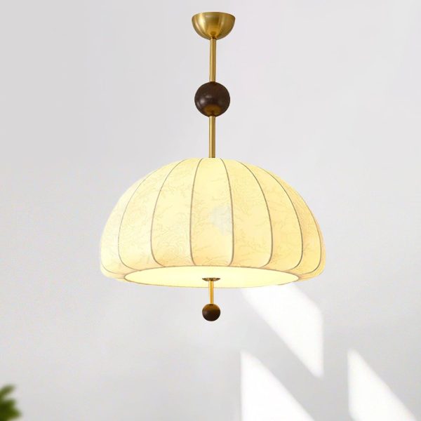 trige fabric pendant light