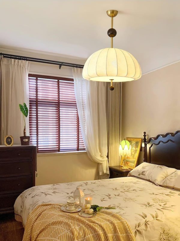 trige fabric pendant light