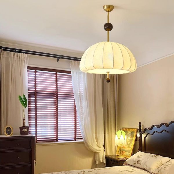 trige fabric pendant light