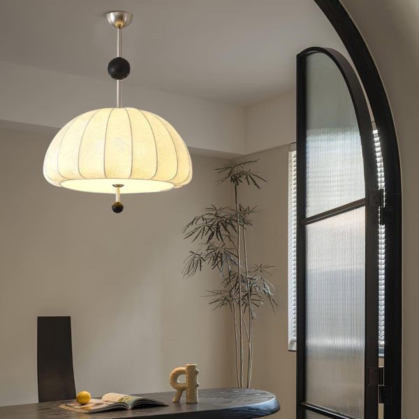 trige fabric pendant light
