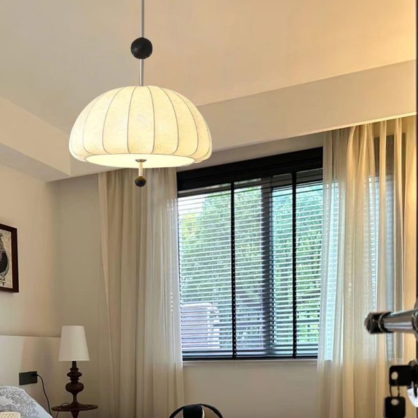 trige fabric pendant light