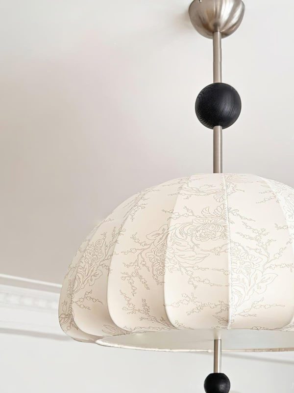 trige fabric pendant light