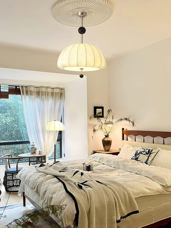 trige fabric pendant light