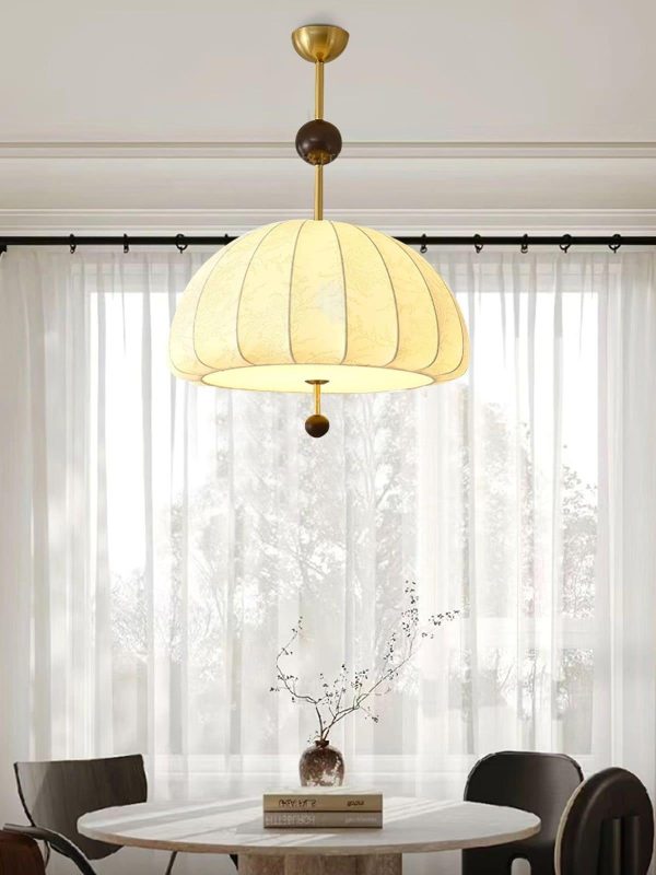 trige fabric pendant light