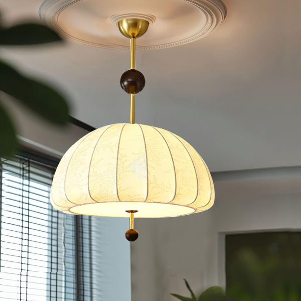 trige fabric pendant light
