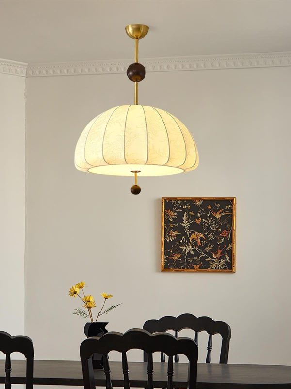 trige fabric pendant light