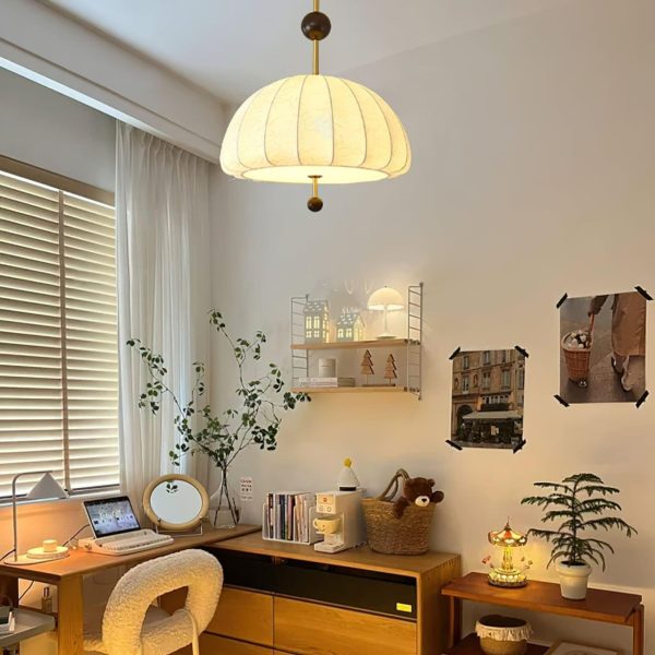 trige fabric pendant light