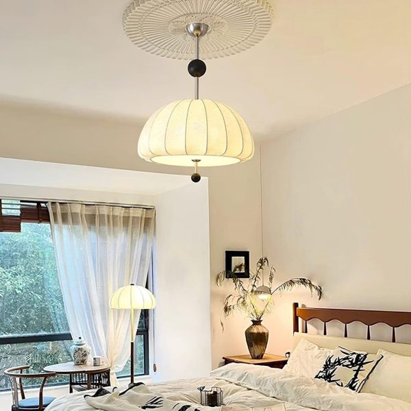 trige fabric pendant light