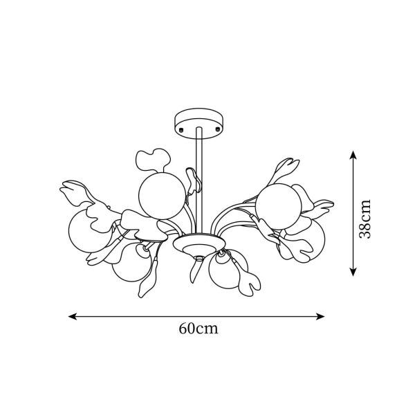 vico gingko chandelier