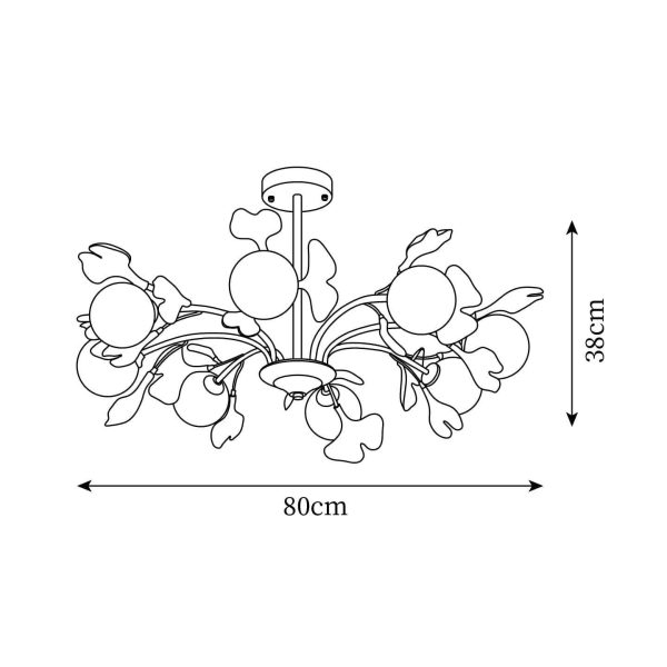 vico gingko chandelier
