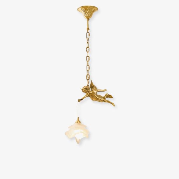 vintage angel pendant light