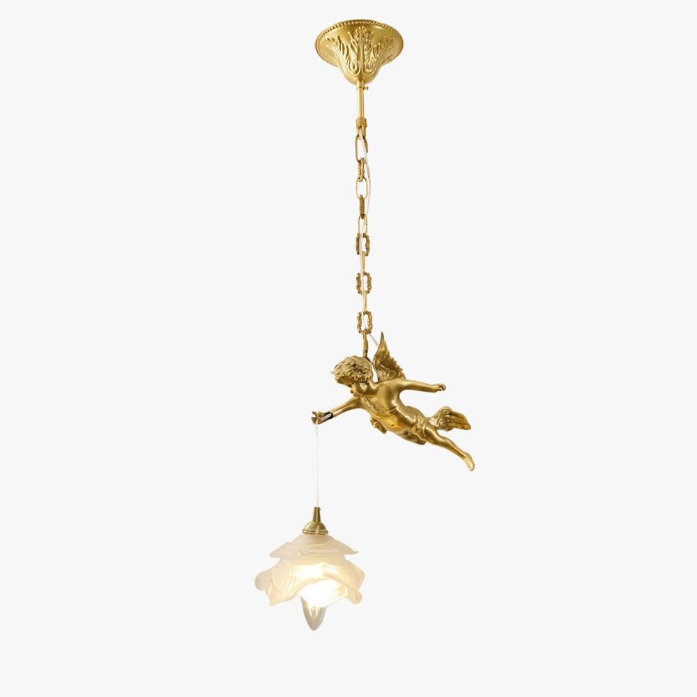 vintage angel pendant light