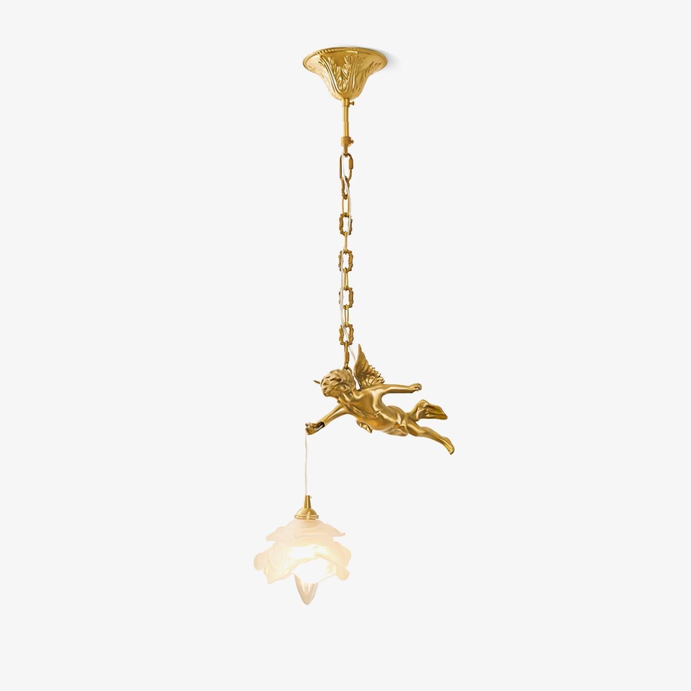 vintage angel pendant light