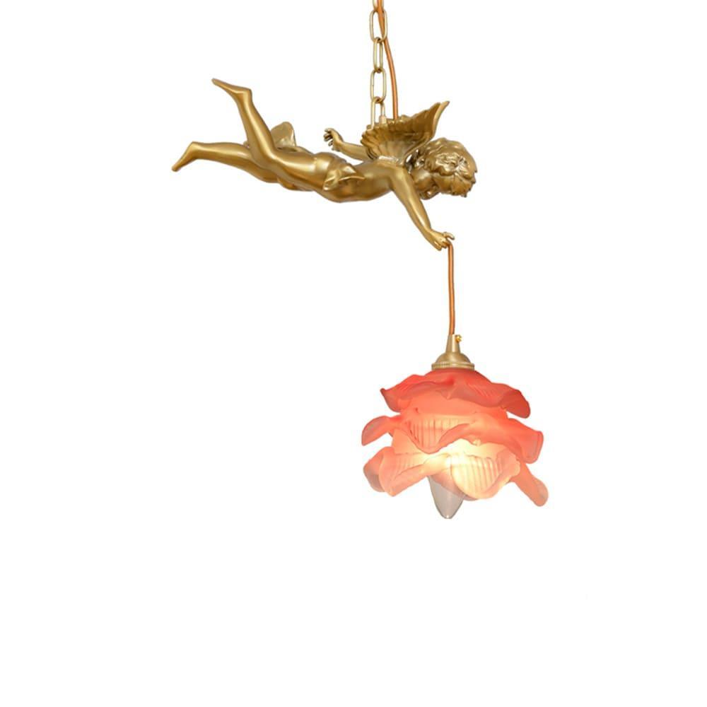 vintage angel pendant light
