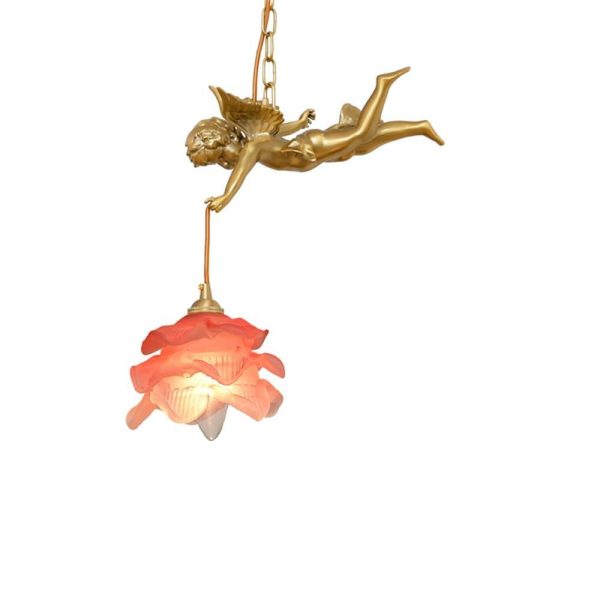 vintage angel pendant light