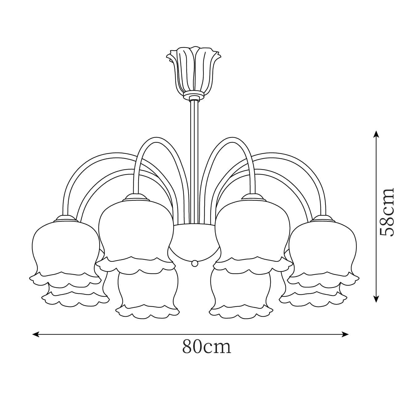 vintage mia chandelier