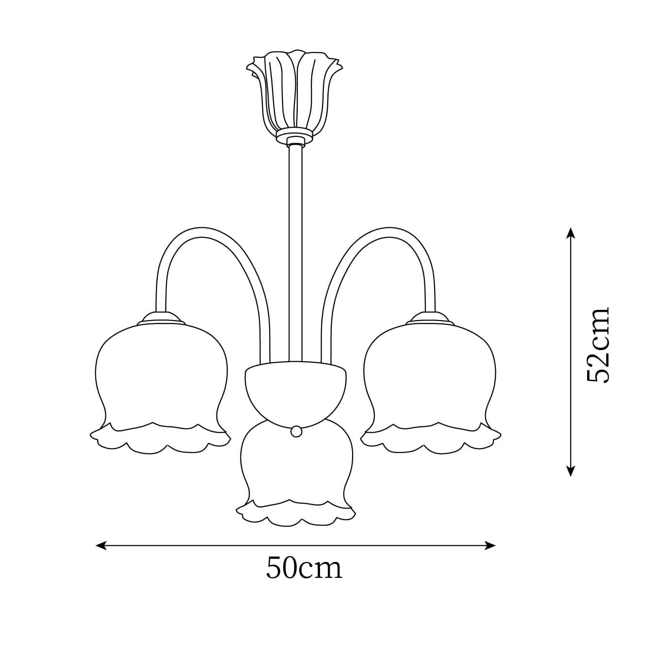vintage mia chandelier