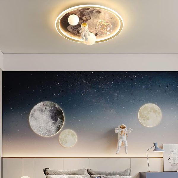 walking moon ceiling lamp