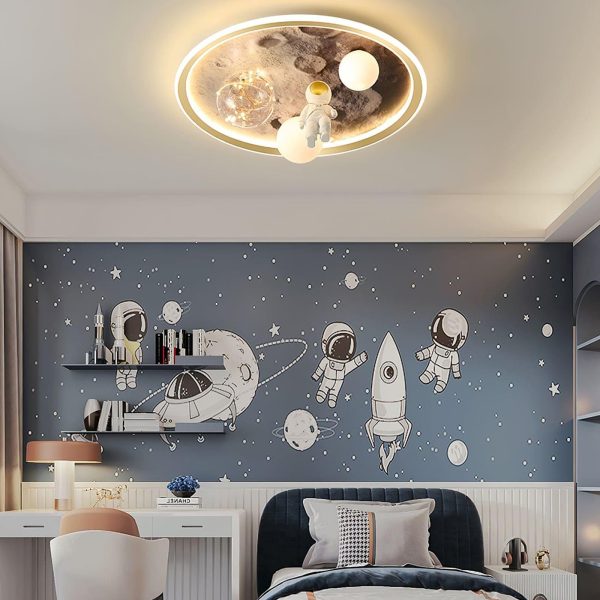 walking moon ceiling lamp