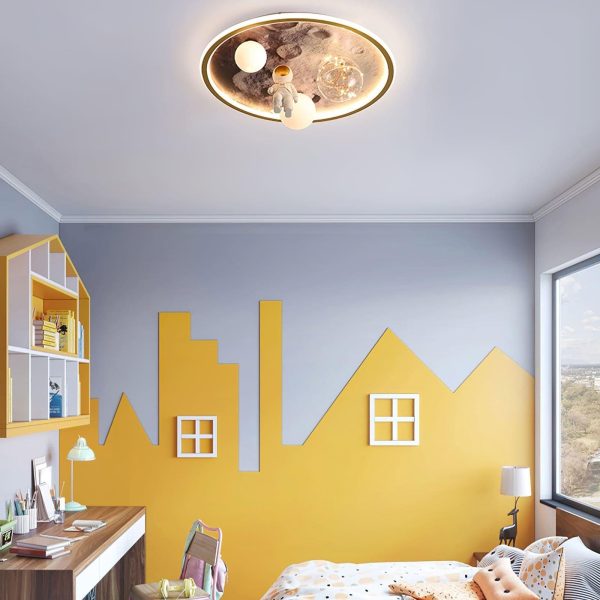 walking moon ceiling lamp