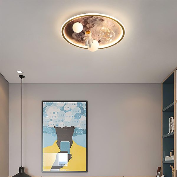 walking moon ceiling lamp