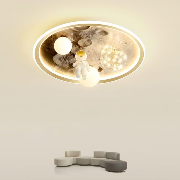 walking moon ceiling lamp