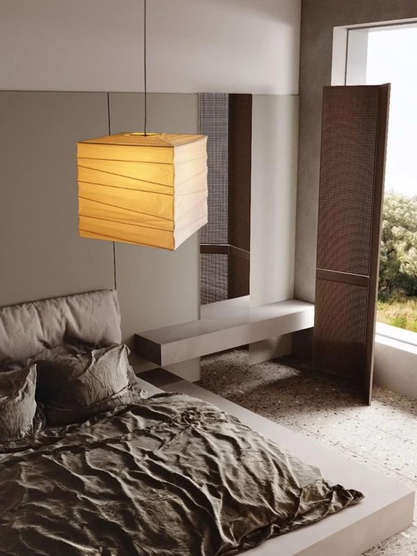 washi paper 33x 45x pendant light