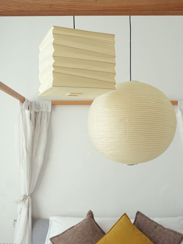 washi paper 33x 45x pendant light