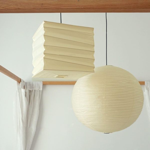 washi paper 33x 45x pendant light